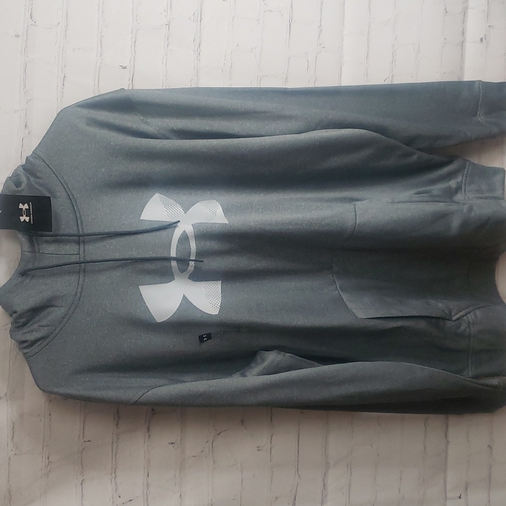 NWT...Mens Under Armor Hooded Performance Fleece Sweatshirt..Sixe XXL